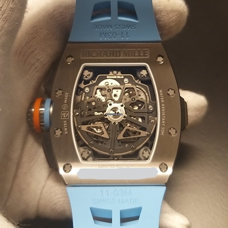 IMG_9081 Richard Mille RM 011 Automatic Titanium RM11 05 Replica 6