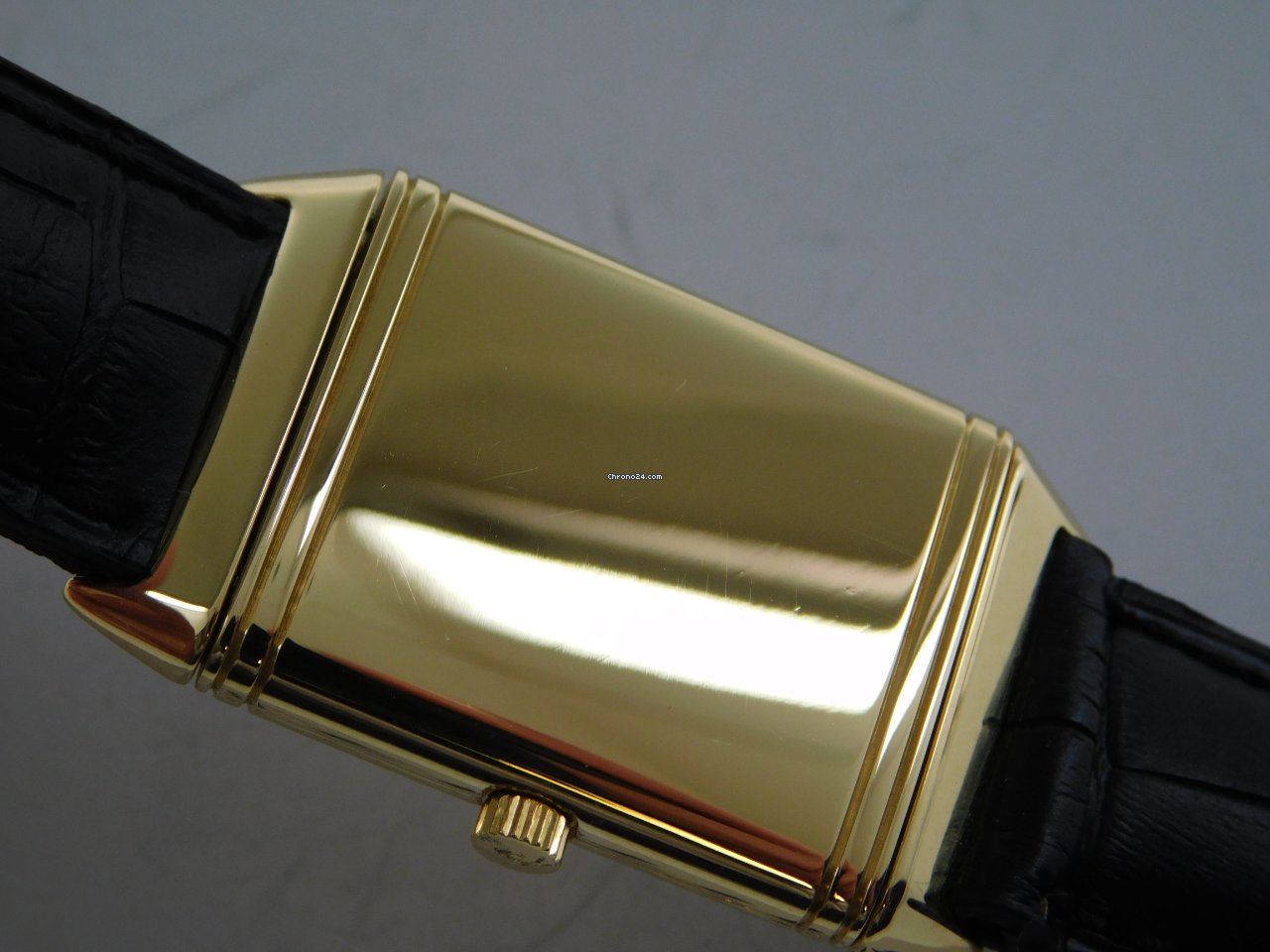 IMG_9081 Jaeger-LeCoultre Reverso Classique Mens watch Unisex Quartz Yellow gold 140.007.1 Replica 6