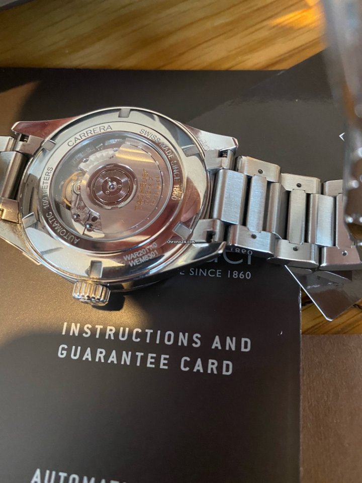 IMG_9081 TAG Heuer Carrera Calibre 7 Mens watch Unisex Automatic Steel WAR2011.BA0723 Replica 6