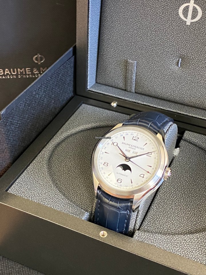 Baume & Mercier Clifton Mens watch Unisex Automatic Steel M0A10450 Replica 6