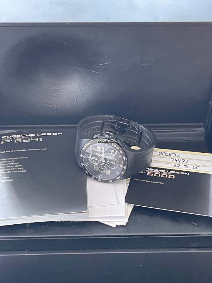 IMG_9081 Porsche Design Flat Six Mens watch Unisex P6341 Replica 6