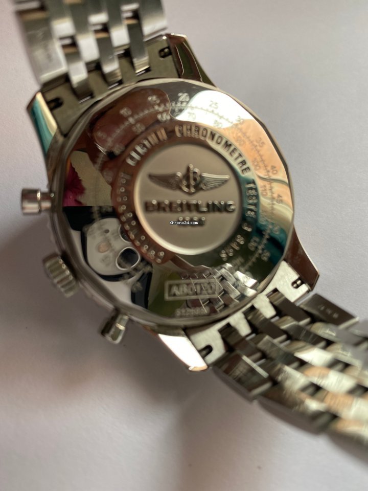 IMG_9081 Breitling Navitimer 01 Mens watch Unisex Automatic Steel AB 012012 Replica 6