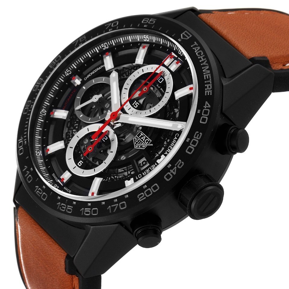 IMG_9081 TAG Heuer Carrera Calibre HEUER 01 Mens watch Unisex Automatic Ceramic CAR2090.BH0729 Replica 6