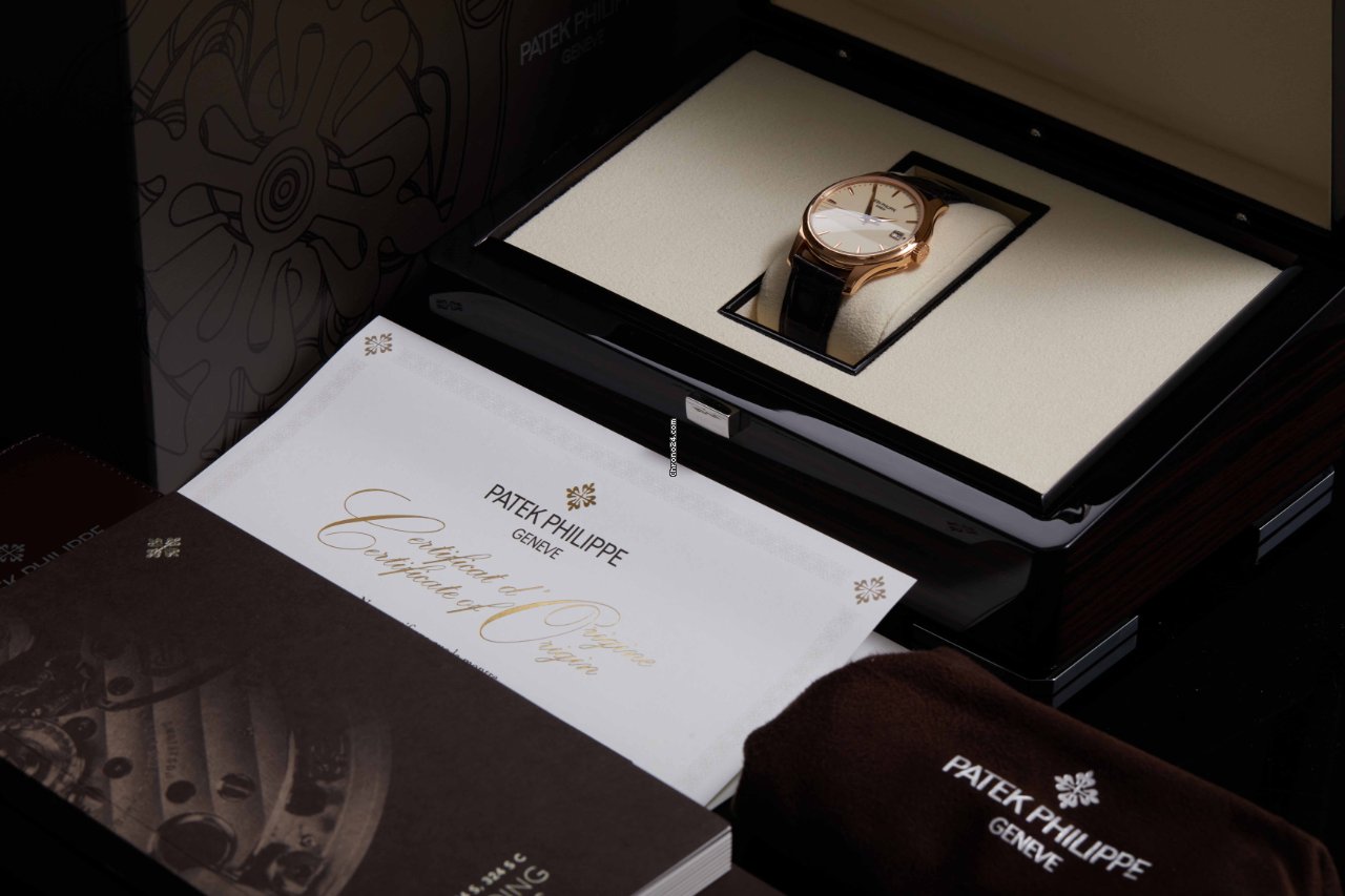IMG_9081 Patek Philippe Calatrava Mens watch Unisex Automatic Rose gold 5227R-001 Replica 6