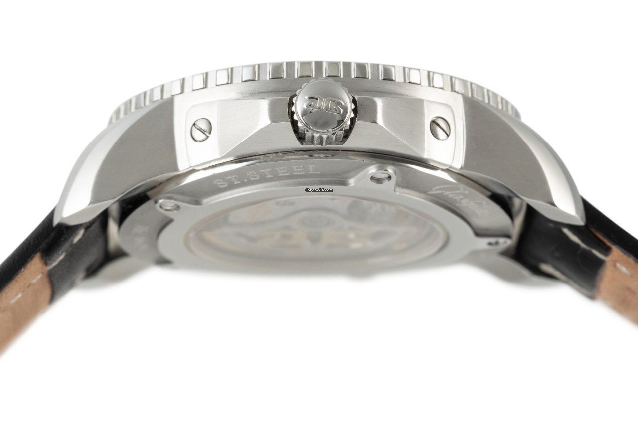 Glashutte Original Sport Evolution Panorama Date Mens watch Unisex Automatic Steel 39-42-43-03-04 Replica 6