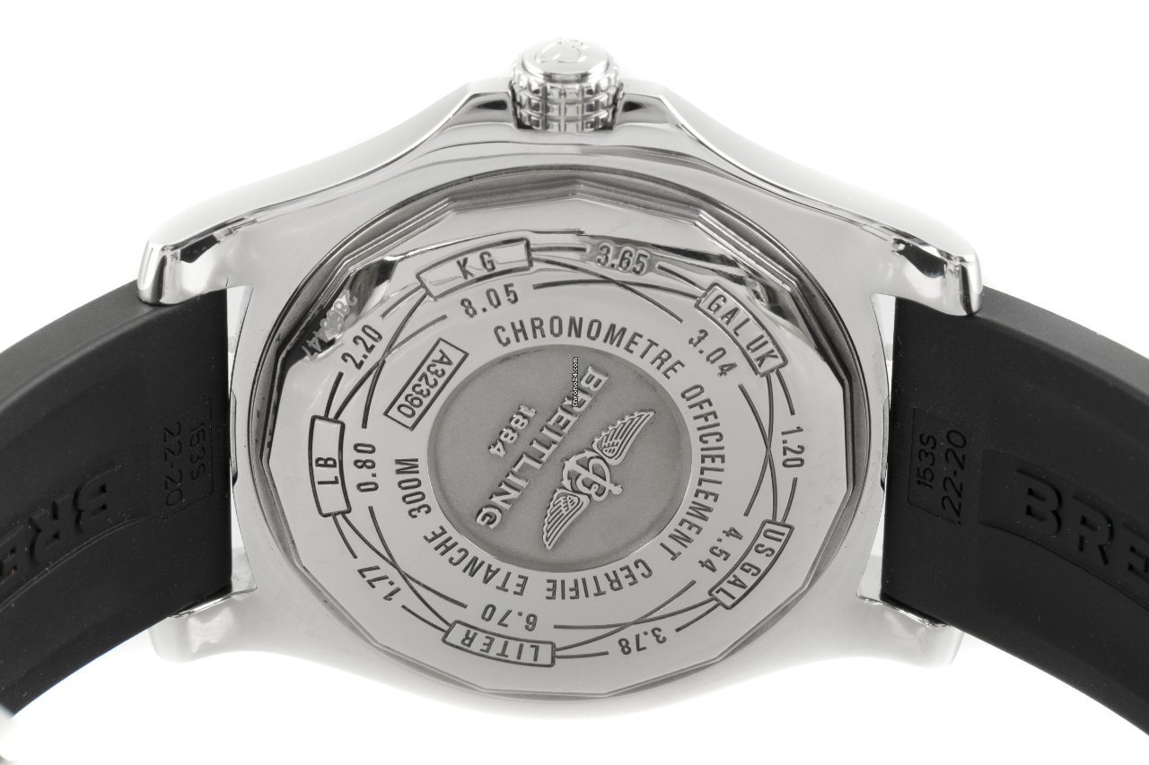 IMG_9081 Breitling Avenger II GMT Mens watch Unisex Automatic Steel A32390 Replica 6