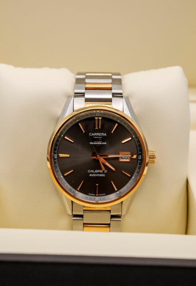 TAG Heuer Carrera Calibre 5 Mens watch Unisex Automatic Steel WAR215E.BD0784 Replica 6