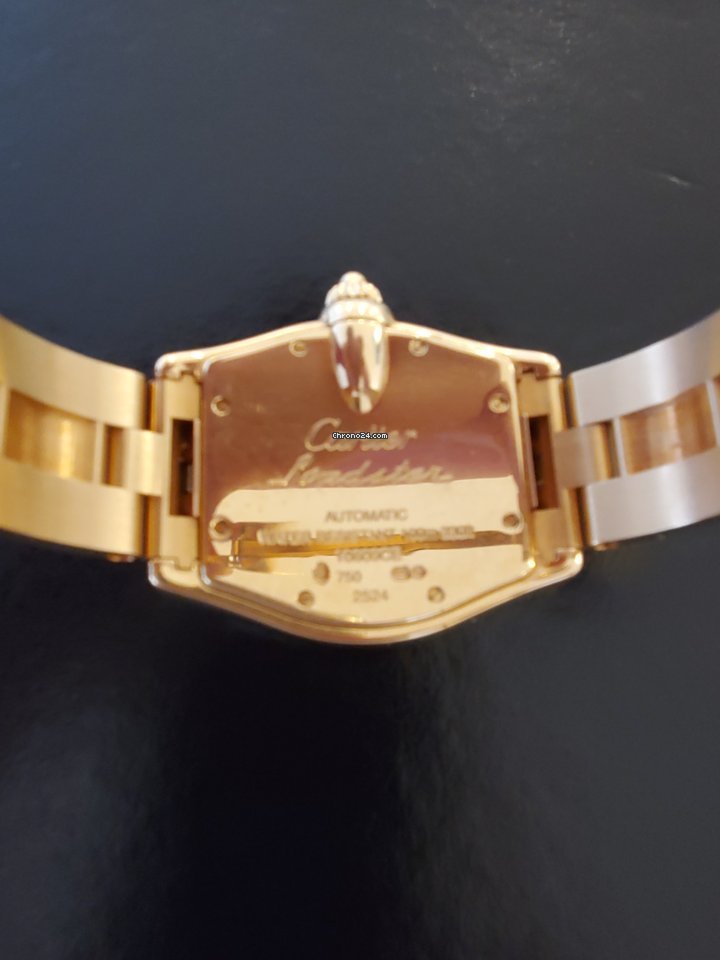 IMG_9081 Cartier Roadster Mens watch Unisex Automatic Yellow gold 252410609CE Replica 6