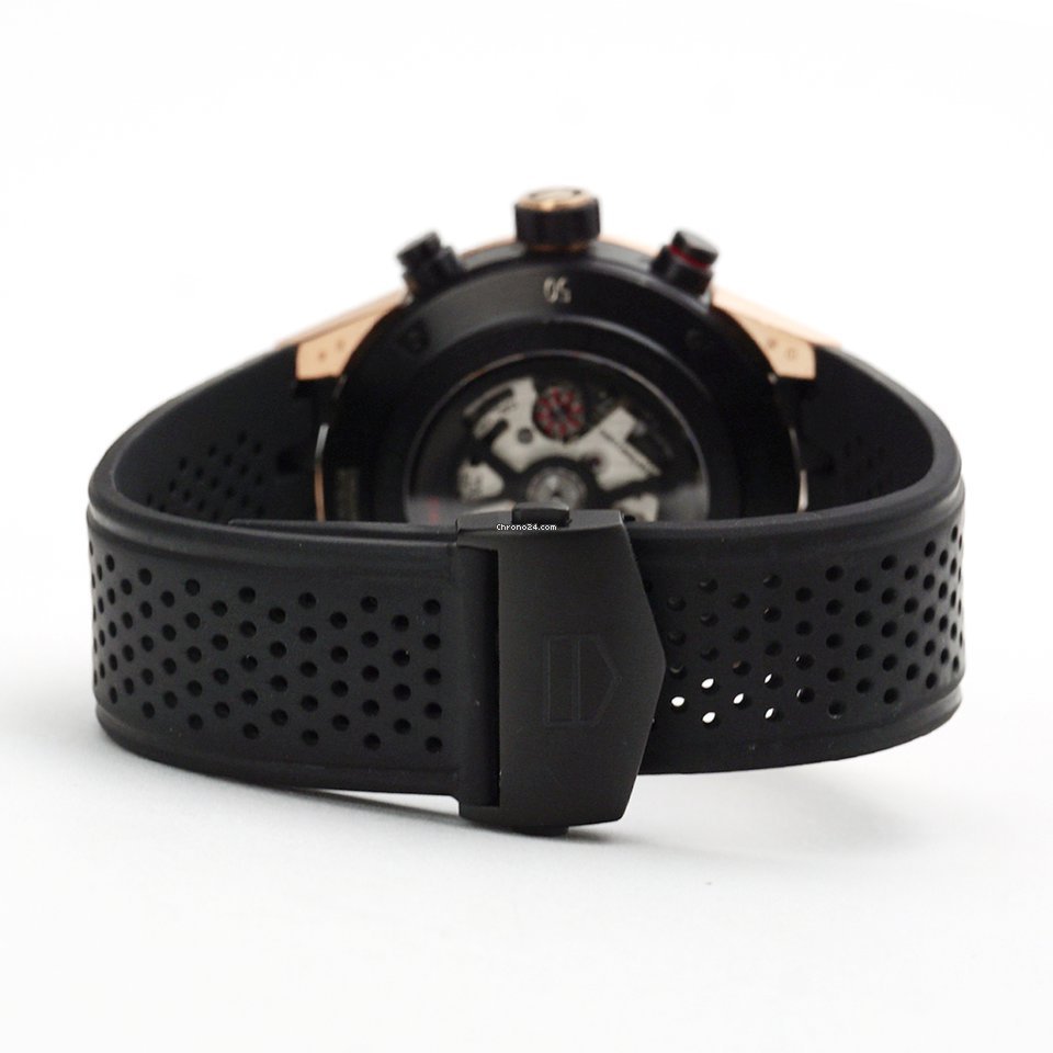 IMG_9081 TAG Heuer Carrera Calibre HEUER 01 Mens watch Unisex Automatic Rose gold CAR2A5B.FT6044 Replica 6