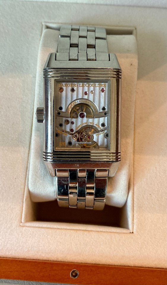 Jaeger-LeCoultre Reverso Grande Date Mens watch Unisex Manual winding Steel Q3008120 Replica 6
