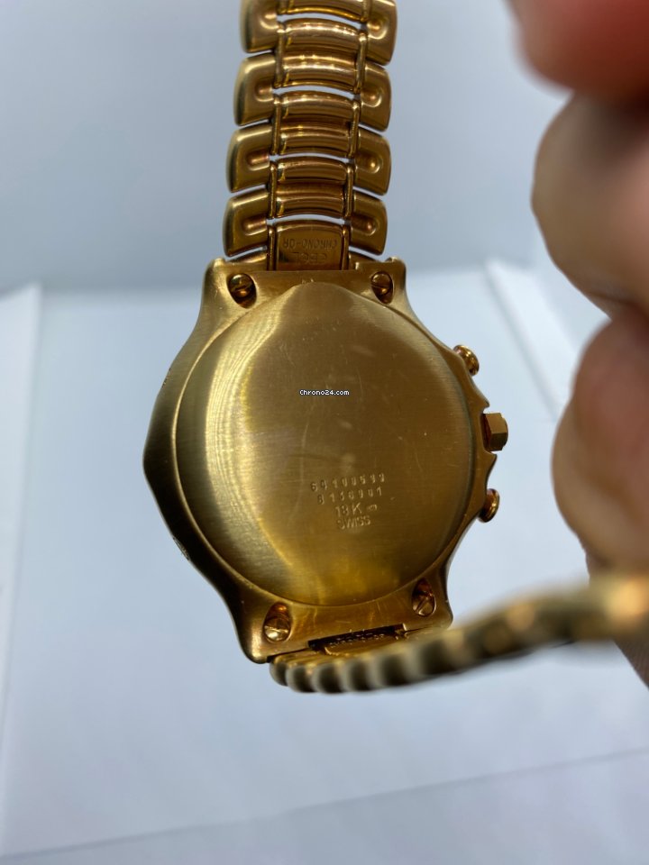 IMG_9081 Ebel 1911 Mens watch Unisex Automatic Yellow gold 8136901 Replica 6