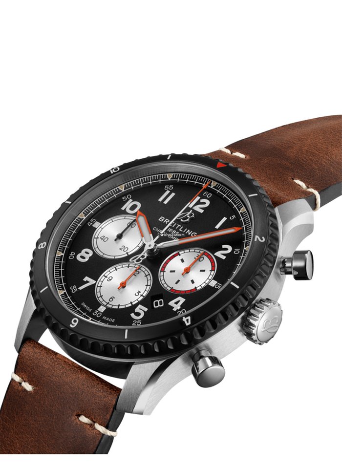 IMG_9081 Breitling Aviator 8 Mens watch Unisex Automatic Steel AB01194A1B1X1 Replica 6