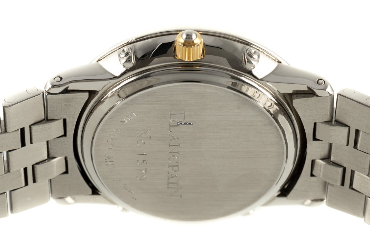 IMG_9081 Blancpain Villeret Mens watch Unisex Automatic Gold Steel 6595 Replica 6