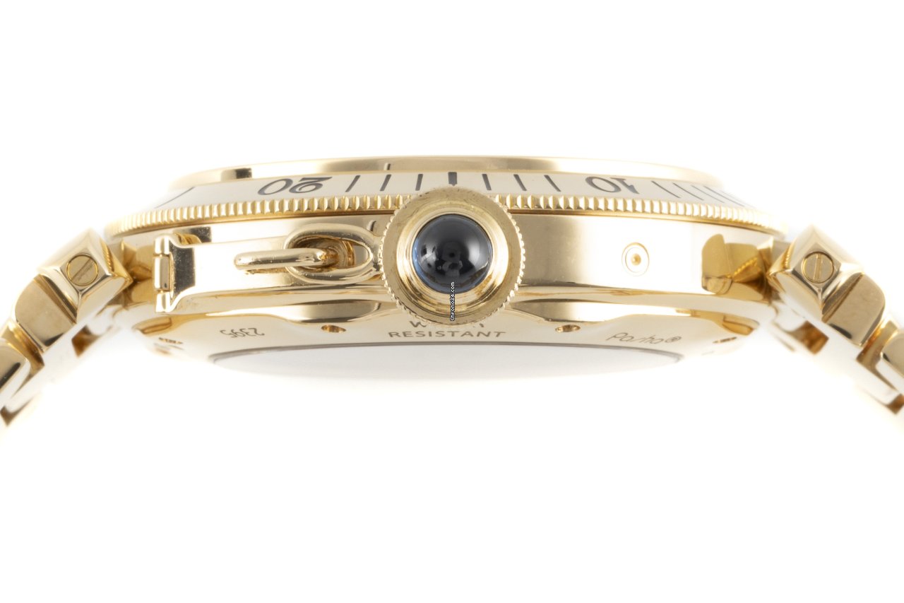 IMG_9081 Cartier Pasha Mens watch Unisex Automatic Yellow gold 2395 Replica 6