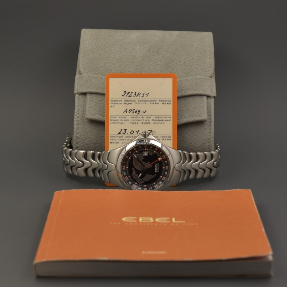 IMG_9081 Ebel Sportwave Mens watch Unisex Automatic Steel E9123K51 Replica 6