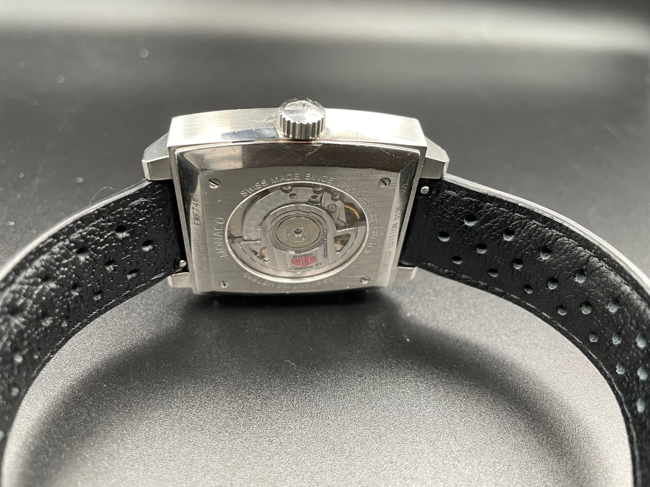IMG_9081 TAG Heuer Monaco Calibre 11 Mens watch Unisex Automatic Steel CAW211B.FC6241 Replica 6