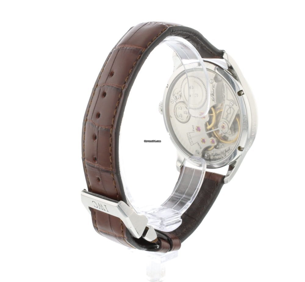 IWC Portuguese Hand-Wound Mens watch Unisex Manual winding Steel IW544203 Replica 6