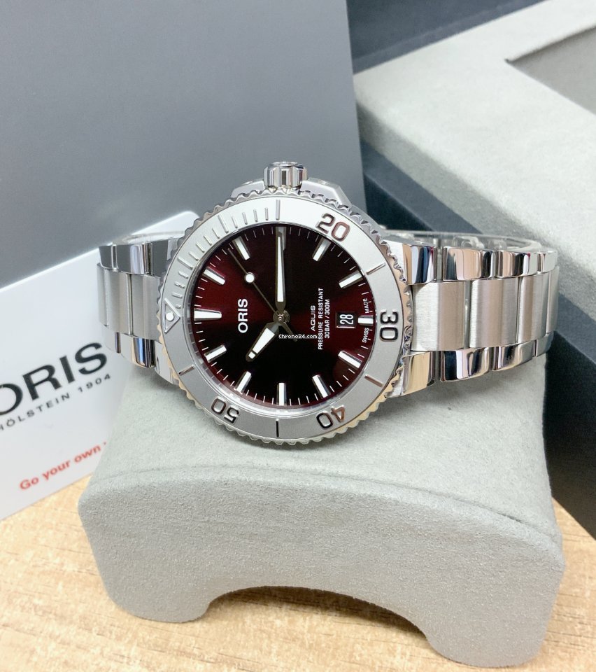 Oris Aquis Date Mens watch Unisex Automatic Steel 01 733 7766 4158-07 8 22 05PEB Replica 6