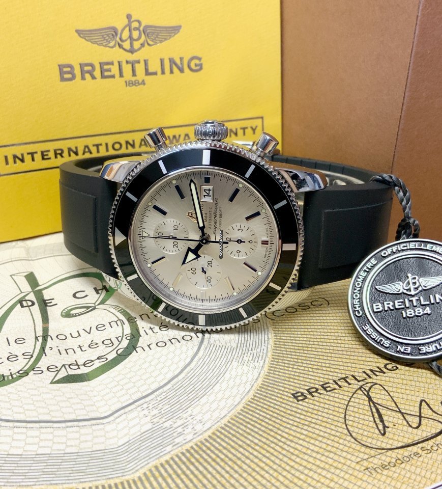 IMG_9081 Breitling Superocean Heritage Chronograph Mens watch Unisex Automatic Steel A1332024.G698 Replica 6