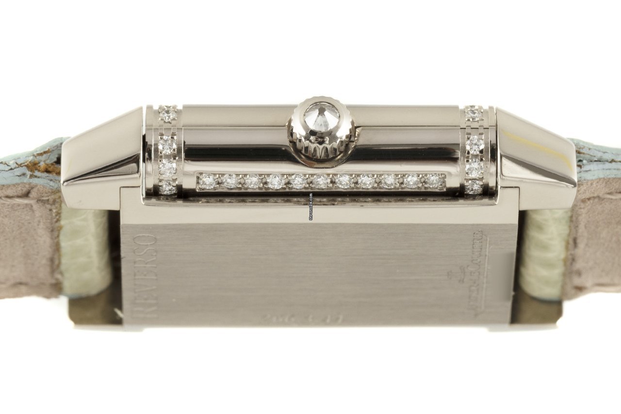 Jaeger-LeCoultre Reverso Duetto Womens watch Manual winding White gold 266.3.44 Replica 6