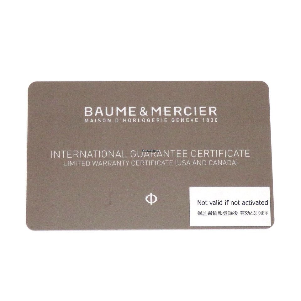 Baume & Mercier Capeland Mens watch Unisex Automatic Steel MOA10063 Replica 6