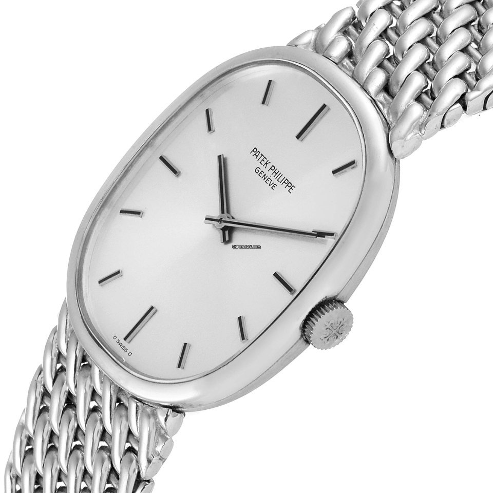 IMG_9081 Patek Philippe Golden Ellipse Mens watch Unisex Manual winding Yellow gold 3848 Replica 6