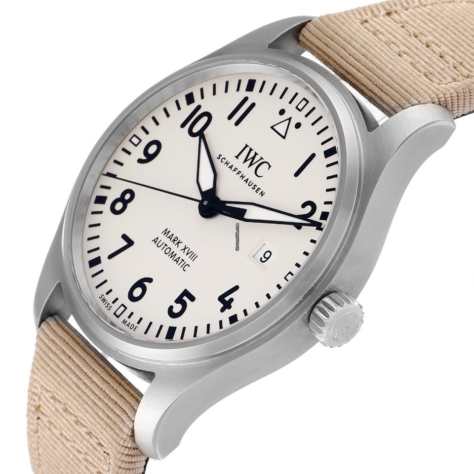 IMG_9081 IWC Pilot Mark Mens watch Unisex Automatic Steel IW327017 Replica 6