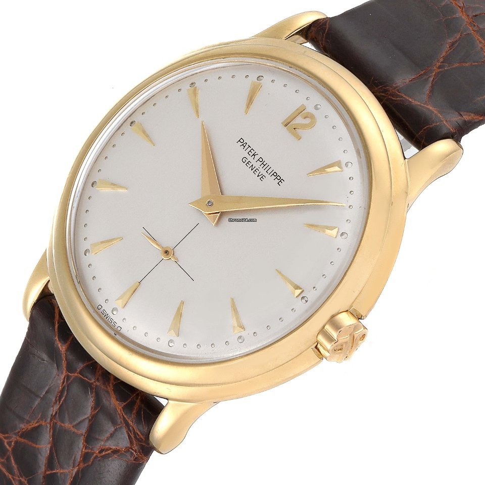 IMG_9081 Patek Philippe Calatrava Mens watch Unisex Automatic Yellow gold 2552 Replica 6