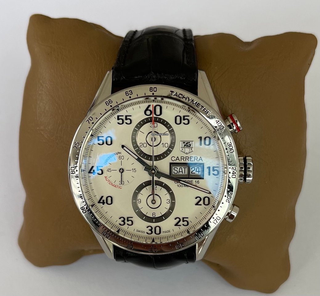 IMG_9081 TAG Heuer Carrera Calibre 16 Mens watch Unisex Automatic CV2A11 EEA0844 Replica 6