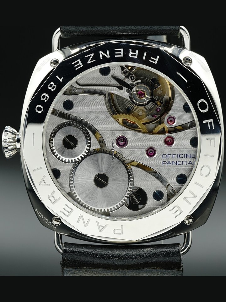 IMG_9081 Panerai Radiomir Mens watch Unisex Manual winding Steel PAM210 Replica 6