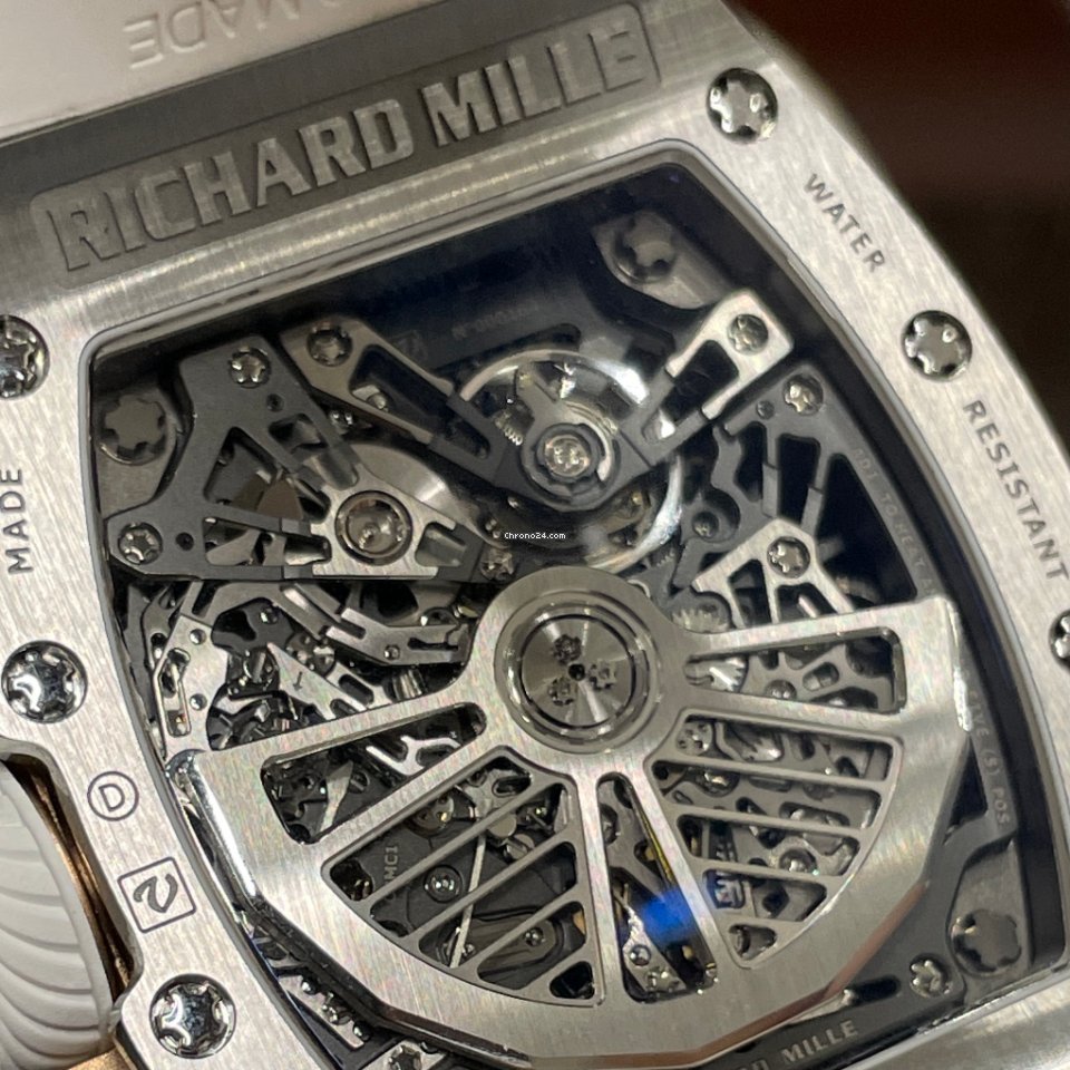 IMG_9081 Richard Mille Mens watch Unisex Automatic Titanium RM72-01 Replica 6