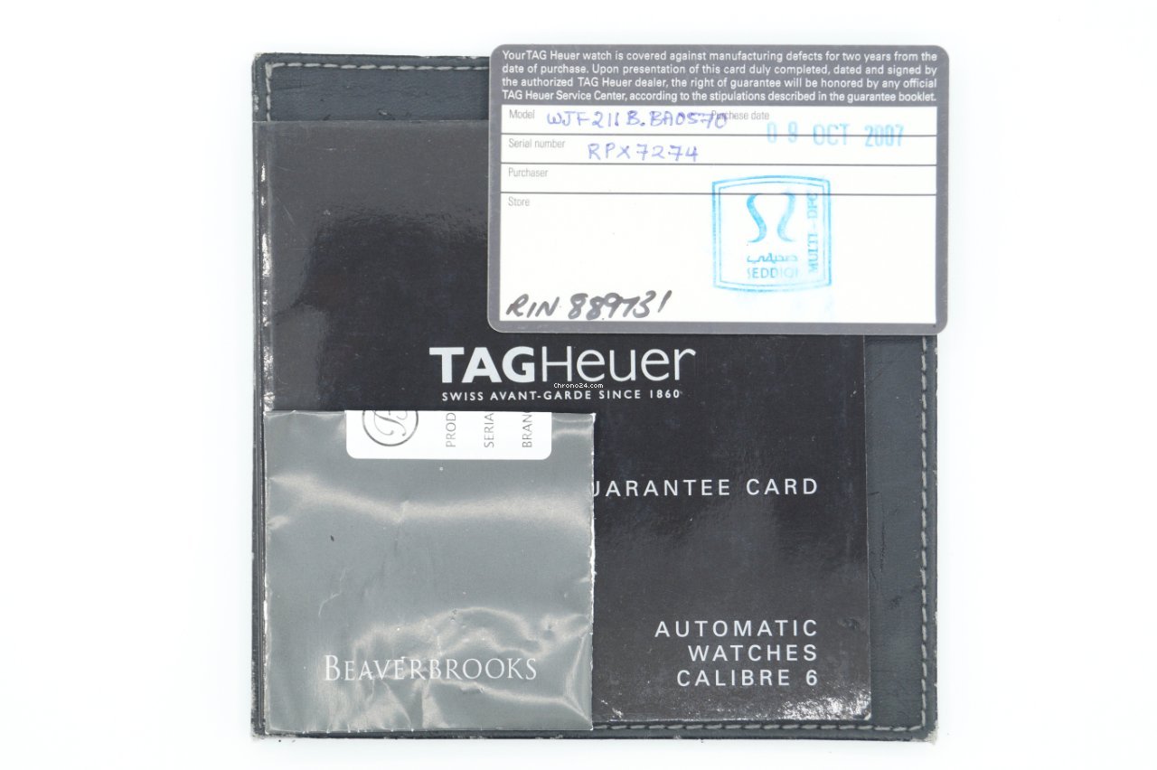 IMG_9081 TAG Heuer Link Calibre 6 Mens watch Unisex Automatic Steel WJF211B.BA0570 Replica 6