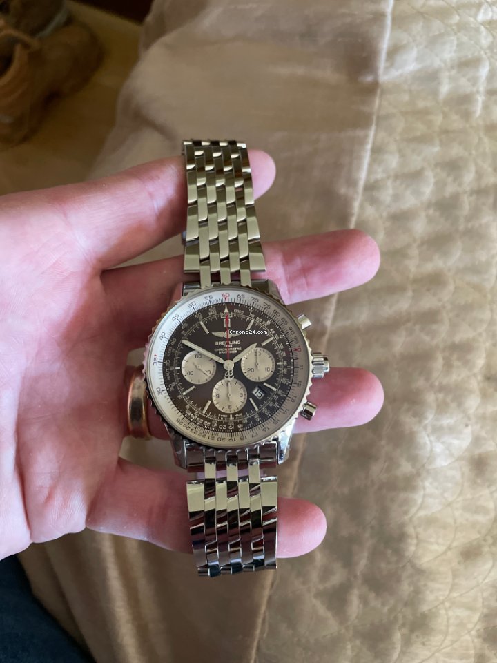 IMG_9081 Breitling Navitimer Rattrapante Mens watch Unisex Automatic Steel AB031021 Q615 Replica 6