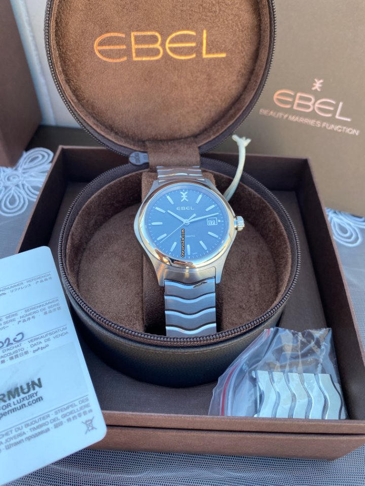 IMG_9081 Ebel Wave Mens watch Unisex Automatic Steel 1216266 Replica 6