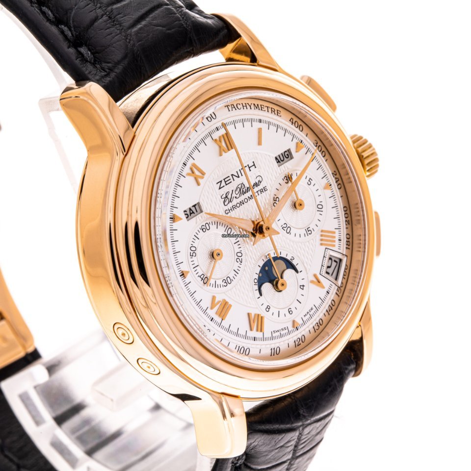 Zenith El Primero Chronomaster Mens watch Unisex Automatic Rose gold 62.0240.410 Replica 6