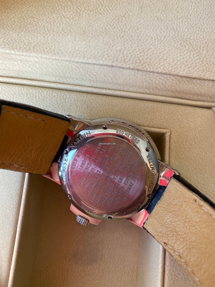 IMG_9081 Ulysse Nardin Marine Chronometer 41mm Mens watch Unisex Automatic Steel 263-66 62 Replica 6