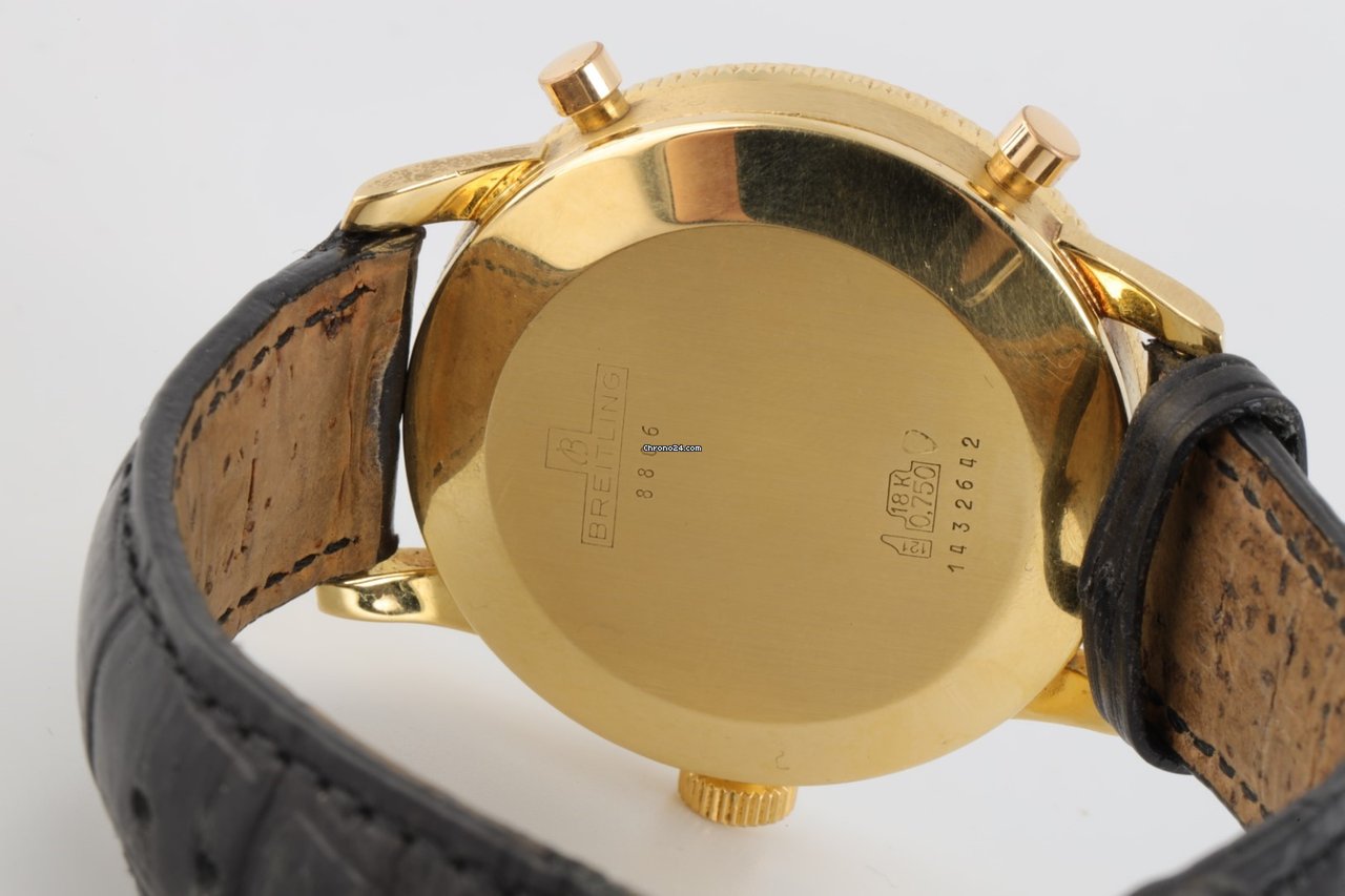 Breitling Chrono-Matic Mens watch Unisex Automatic Yellow gold 8806 Replica 6
