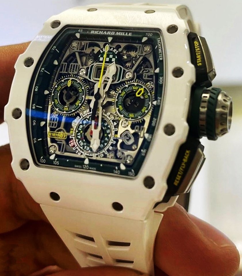 Richard Mille Mens watch Unisex Automatic Ceramic Richard Mille 11-03 LeMans Edition Replica 6
