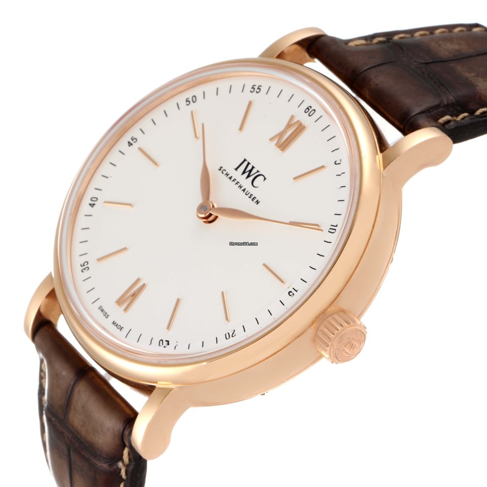 IMG_9081 IWC Portofino Mens watch Unisex Manual winding Rose gold IW511101 Replica 6
