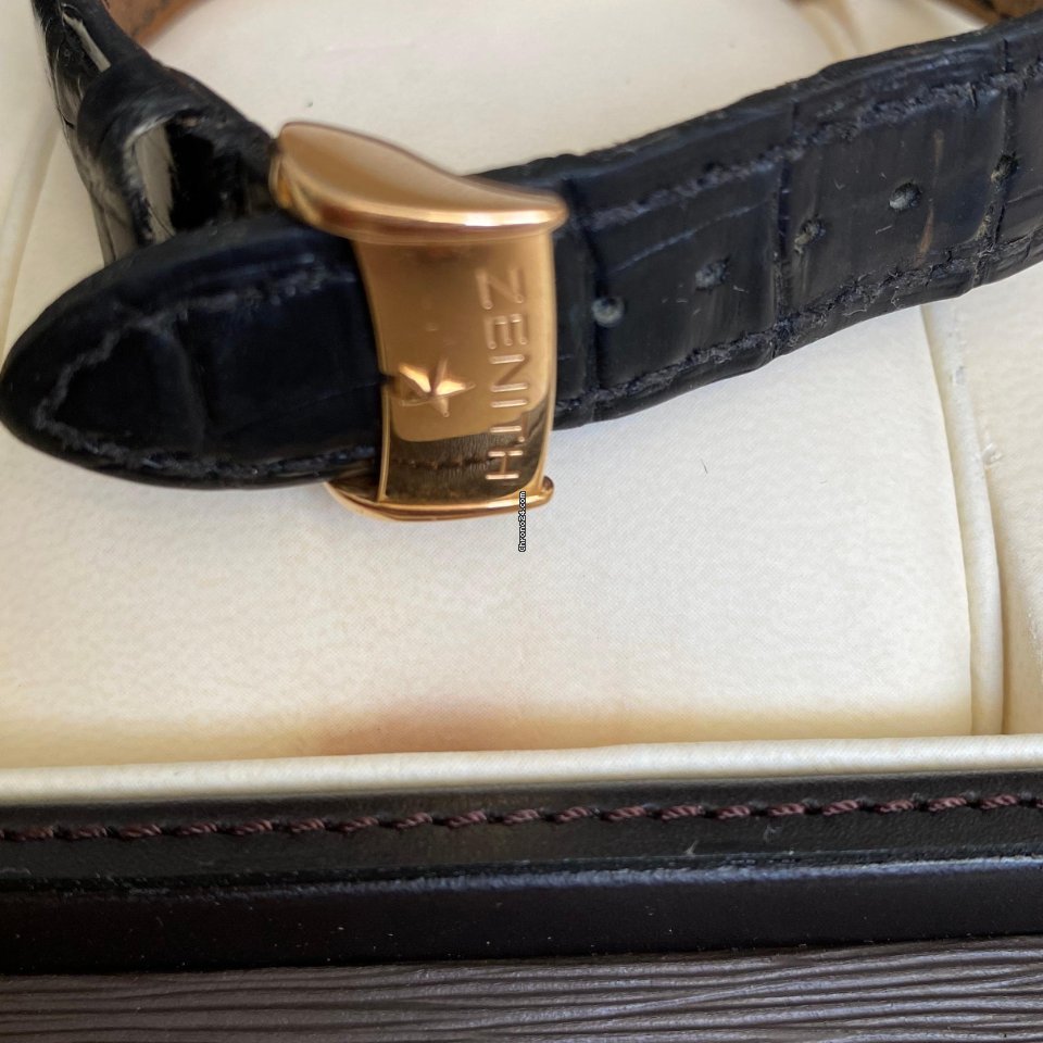 Zenith Mens watch Unisex Automatic Yellow gold 18.1955.689 Replica 6
