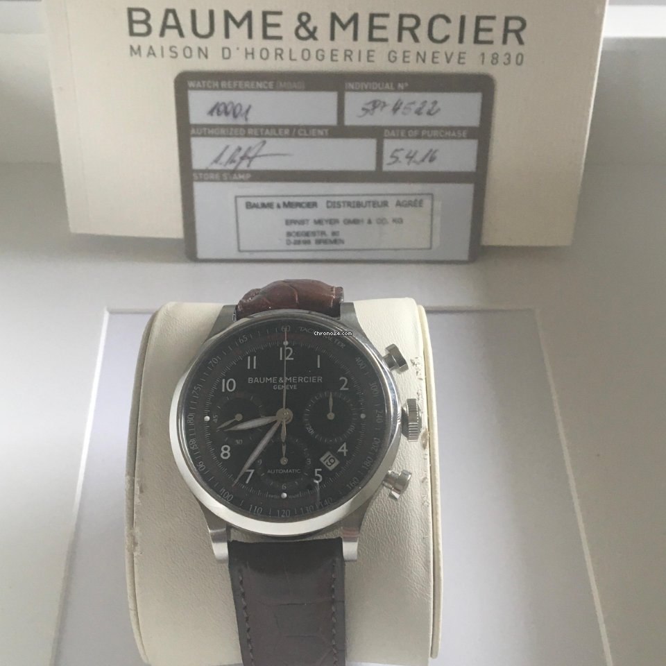 IMG_9081 Baume & Mercier Capeland Mens watch Unisex Automatic Steel 10001 Replica 6