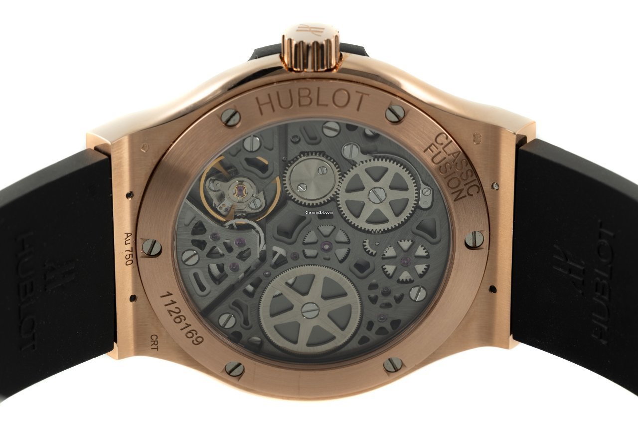 IMG_9081 Hublot Classic Fusion 45, 42, 38, 33 mm Mens watch Unisex Manual winding Red gold 516.OX.1480.LR Replica 6
