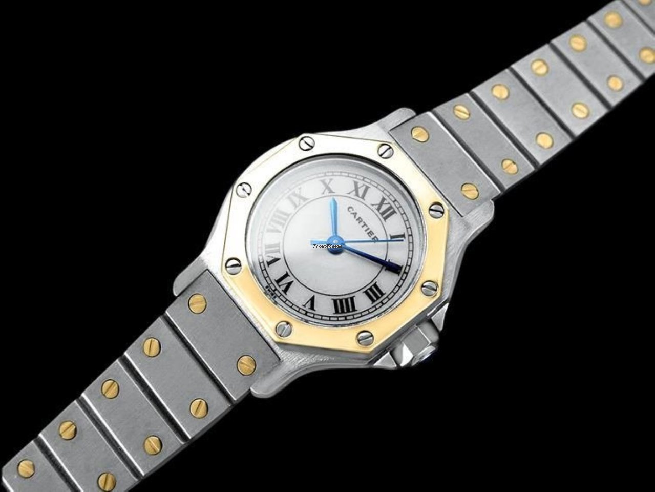 IMG_9081 Cartier Mens watch Unisex Automatic Gold Steel 8437ST Replica 6