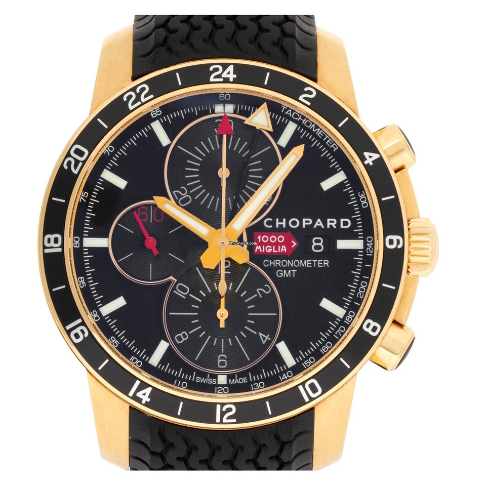 Chopard Mille Miglia Mens watch Unisex Automatic Rose gold 1288 Replica 6