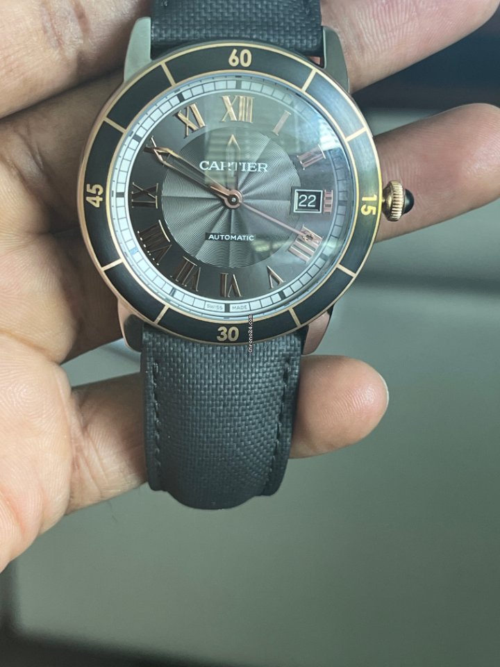 IMG_9081 Cartier Ronde Croisiere de Cartier Mens watch Unisex Automatic Steel W2RN0005 Replica 6