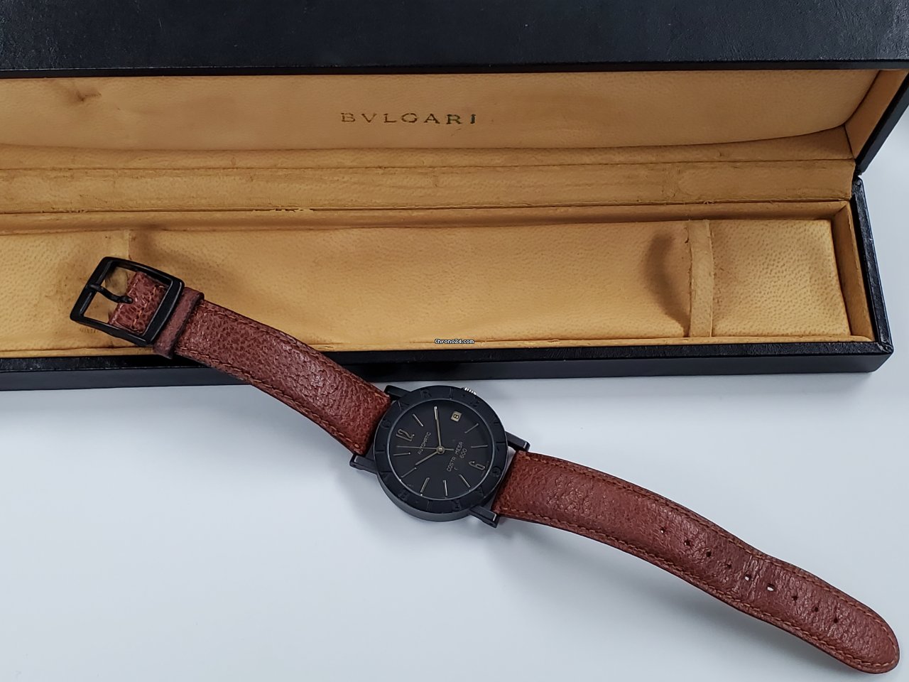Bulgari Bulgari Mens watch Unisex Automatic Carbon BB33VLD Replica 6
