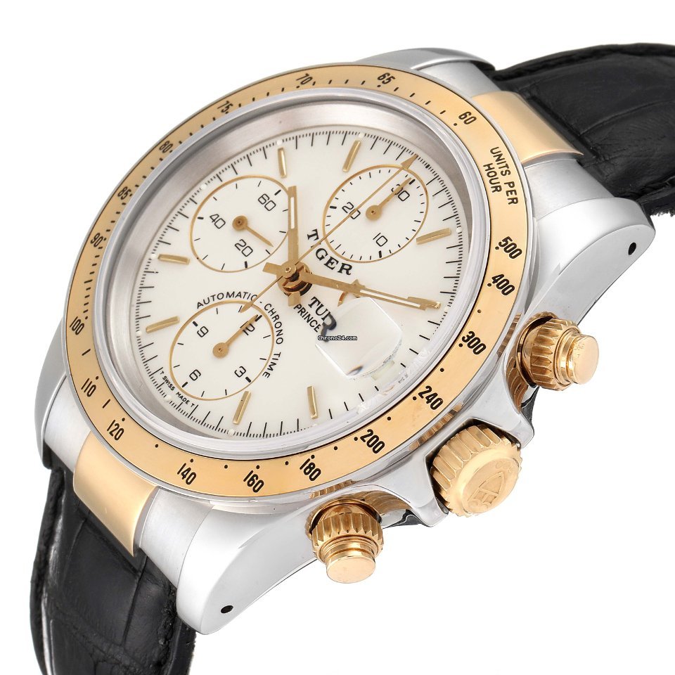 IMG_9081 Tudor Tiger Prince Date Mens watch Unisex Automatic Gold Steel 79263 Replica 6