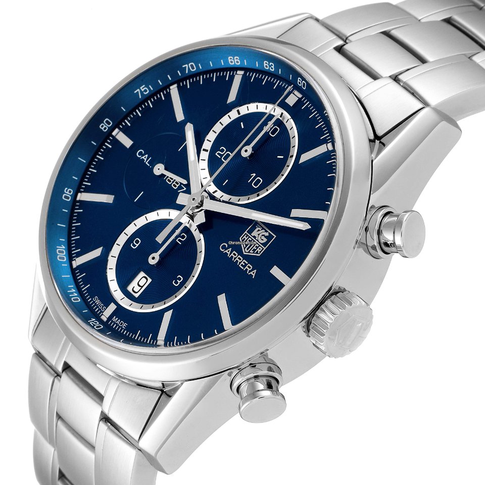 IMG_9081 TAG Heuer Carrera Calibre 1887 Mens watch Unisex Automatic Steel CAR2115 Replica 6