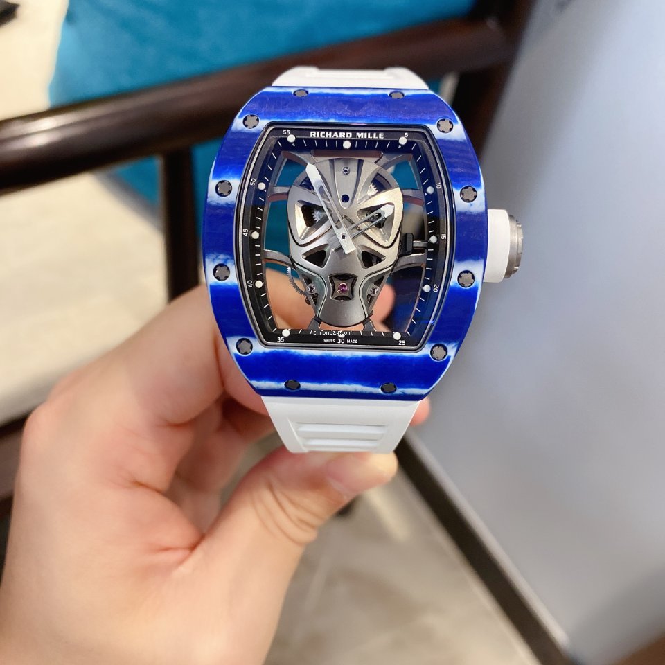 IMG_9081 Richard Mille RM 052 Mens watch Unisex Manual winding Ceramic RM 52-01 Replica 6