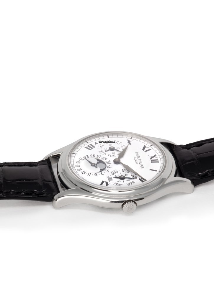 IMG_9081 Patek Philippe Perpetual Calendar Mens watch Unisex Automatic Platinum 3940P-015 Replica 6